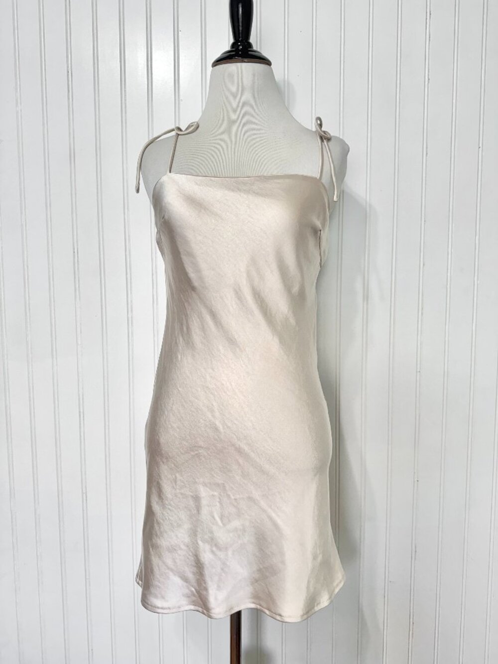 Princess Polly Pearlescent Satin Mini Dress Size 2/XS